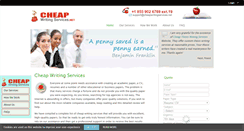 Desktop Screenshot of cheapwritingservices.net